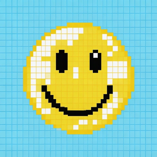 Pixel Emoji Painter Game